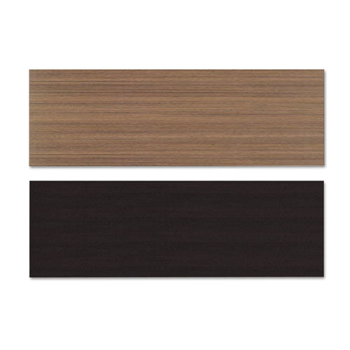 Reversible Laminate Table Top, Rectangular, 71.5w X 23.63d, Espresso/walnut