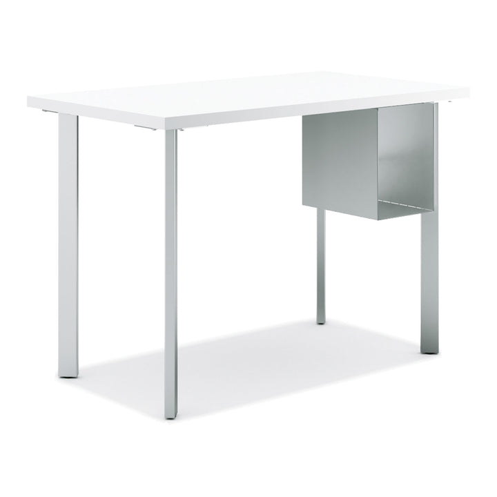Coze Writing Desk Post Legs With U-storage Compartment, 5.75" X 28", Silver, 4 Legs/set