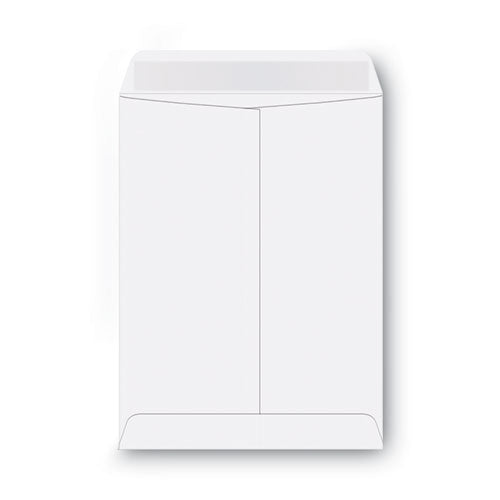 Catalog Envelope, 28 Lb Bond Weight Paper, #10 1/2, Square Flap, Gummed Closure, 9 X 12, White, 100/box