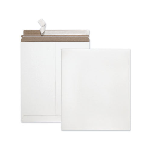 Photo/document Mailer, Cheese Blade Flap, Redi-strip Adhesive Closure, 11 X 13.5, White, 25/box