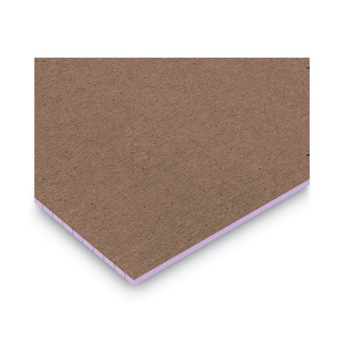 Colored Perforated Ruled Writing Pads, Narrow Rule, 50 Orchid 5 X 8 Sheets, Dozen