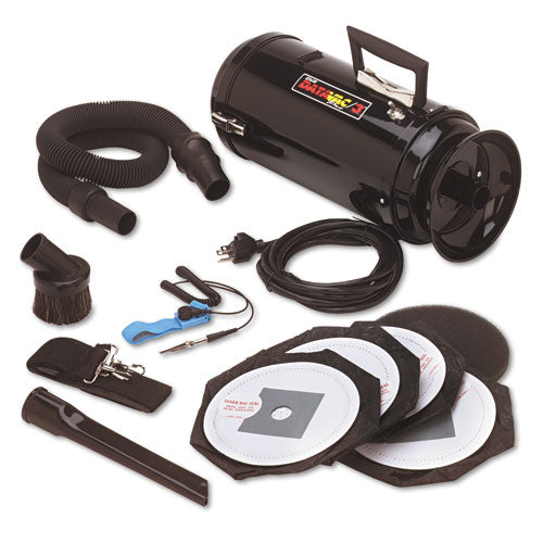 Esd-safe Pro Data-vac/3 Professional Cleaning System, 1.7 Hp, Black