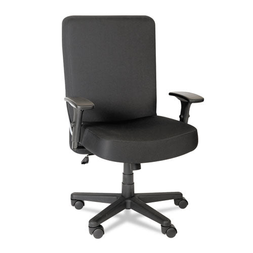 Alera Xl Series Big/tall Mid-back Task Chair, Supports Up To 500 Lb, 17.5" To 21" Seat Height, Black