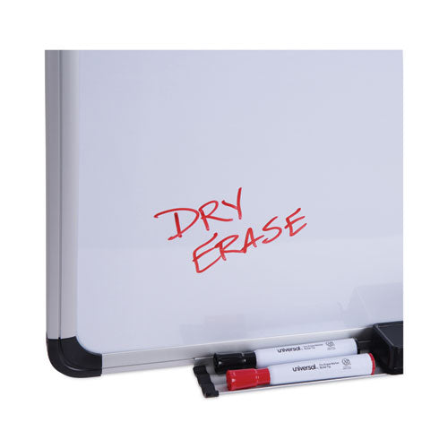 Magnetic Steel Dry Erase Marker Board, 36 X 24, White Surface, Aluminum/plastic Frame