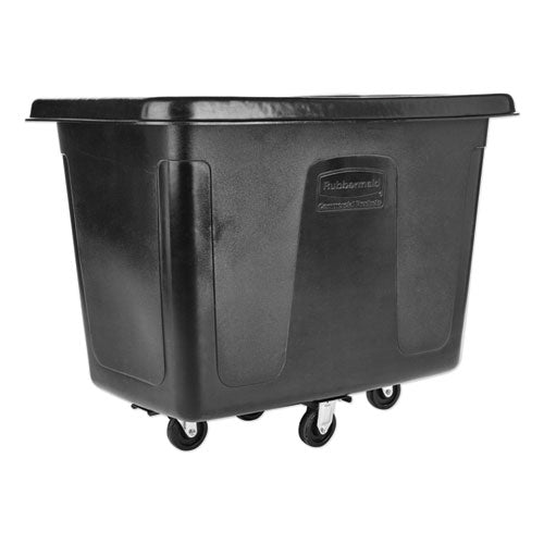 Cube Truck, 149 Gal, 600 Lb Capacity, Plastic, Black