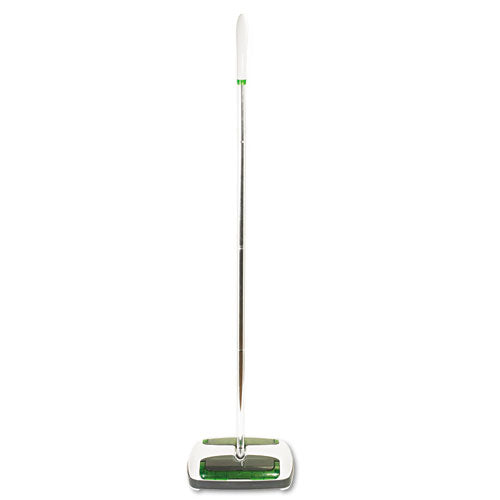 Quick Floor Sweeper, 42" Aluminum Handle, White/gray/green