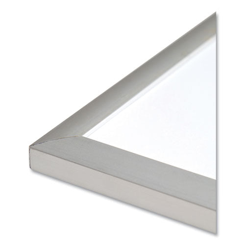 Magnetic Dry Erase Board With Aluminum Frame, 48 X 36, White Surface, Silver Aluminum Frame