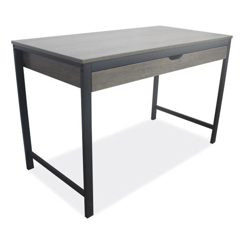 Modern Writing Desk, 47.24" X 23.62" X 29.92", Gray