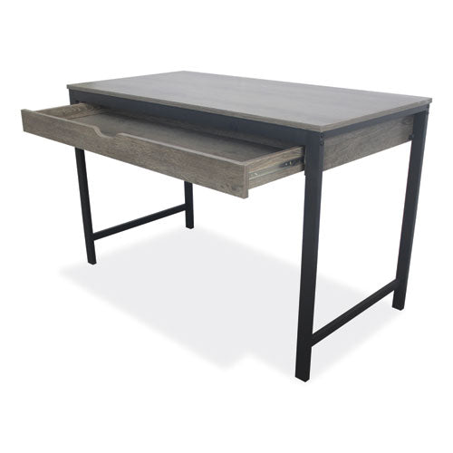 Modern Writing Desk, 47.24" X 23.62" X 29.92", Gray