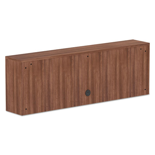 Alera Valencia Series Organizer Hutch, 70.63w X 11.75d X 23.63h, Modern Walnut