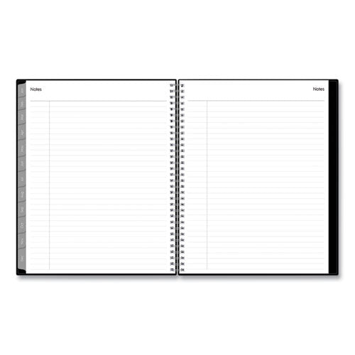 Enterprise Weekly/monthly Planner, Enterprise Formatting, 11 X 8.5, Black Cover, 12-month (jan To Dec): 2023