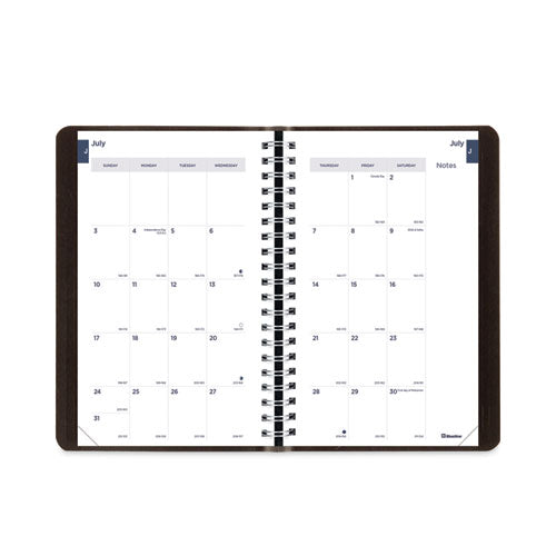 Academic Weekly/monthly Planner, 8 X 5, Black Cover, 13-month (jul To Aug): 2023 To 2024