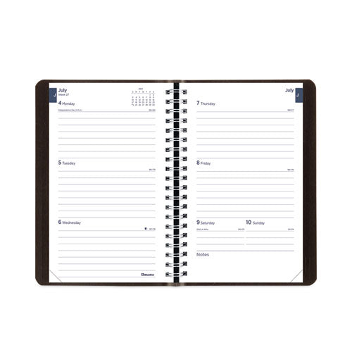 Academic Weekly/monthly Planner, 8 X 5, Black Cover, 13-month (jul To Aug): 2023 To 2024