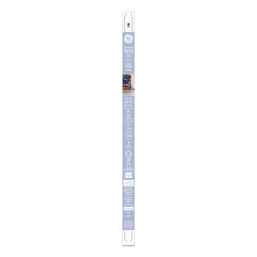 24" T8/t12, 20 W, T8 Tube, 8 W, Bright White, 6/carton