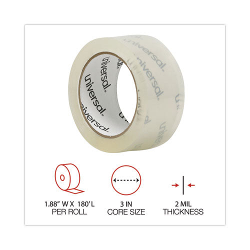 General-purpose Box Sealing Tape, 3" Core, 1.88" X 60 Yds, Clear, 6/pack
