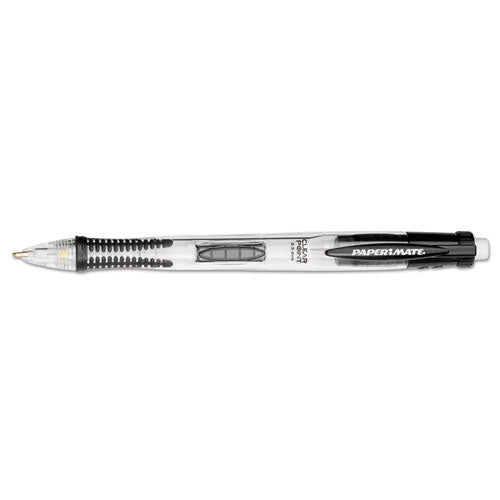 Clear Point Mechanical Pencil, 0.5 Mm, Hb (#2.5), Black Lead, Randomly Assorted Barrel Colors, 2/pack