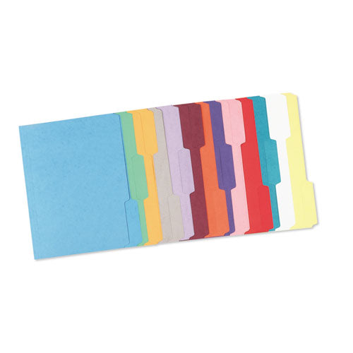 Reinforced Top Tab Colored File Folders, Straight Tabs, Legal Size, 0.75" Expansion, Green, 100/box