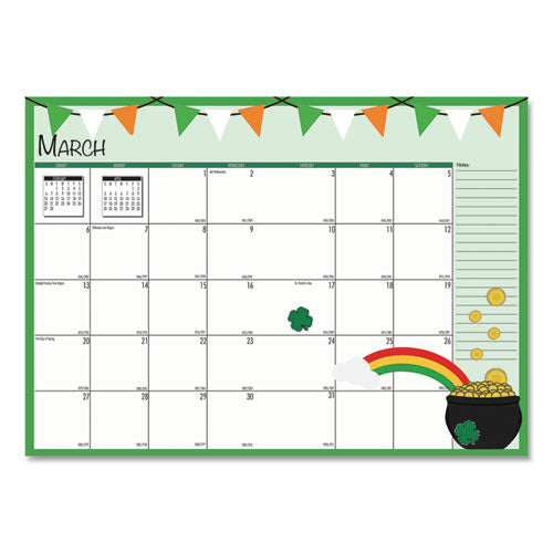 Seasonal Monthly Planner, Seasonal Artwork, 10 X 7, Light Blue Cover, 12-month (jan To Dec): 2023