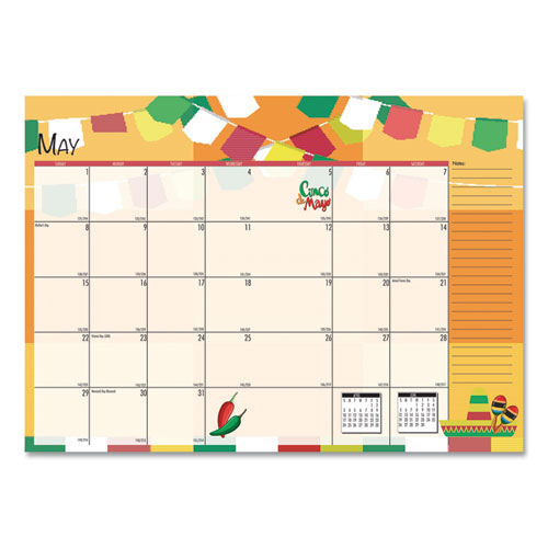 Seasonal Monthly Planner, Seasonal Artwork, 10 X 7, Light Blue Cover, 12-month (jan To Dec): 2023