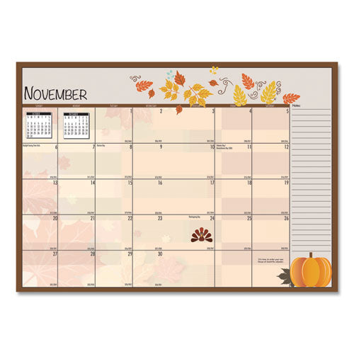Seasonal Monthly Planner, Seasonal Artwork, 10 X 7, Light Blue Cover, 12-month (jan To Dec): 2023