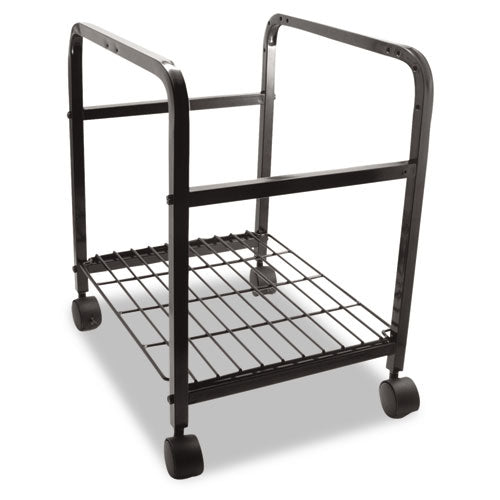 Heavy-duty File Shuttle, Metal, 1 Shelf, 17.13" X 14.25" X 20", Black