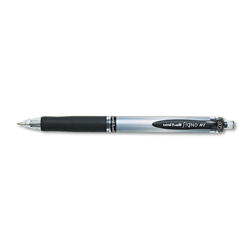 Signo Gel Pen, Retractable, Medium 0.7 Mm, Blue Ink, Blue/metallic Accents Barrel, Dozen