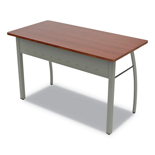 Trento Line Rectangular Desk, 59.13" X 23.63" X 29.5", Cherry