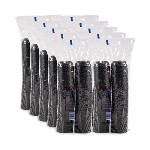 Polystyrene Portion Cups, 5.5 Oz, Black, 250/bag, 10 Bags/carton