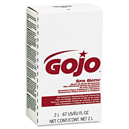GOJO Spa Bath Body And Hair Shampoo Herbal 2000 Ml Refill 4/Case