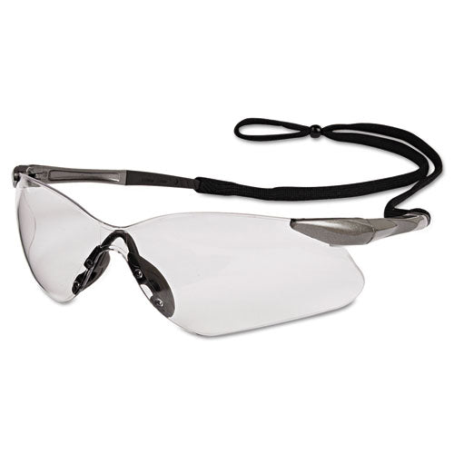 KleenGuard™ V30 Nemesis Vl Safety Glasses Gunmetal Frame Clear Lens