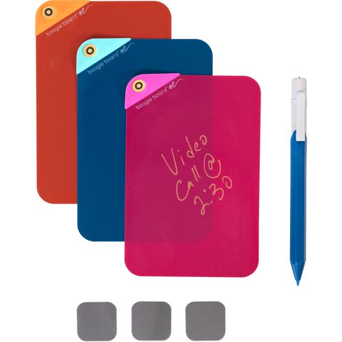 Boogie Board™ Versanotes Starter Pack Reusable Notes 4x6 Three Assorted Color Notes Plus Pen