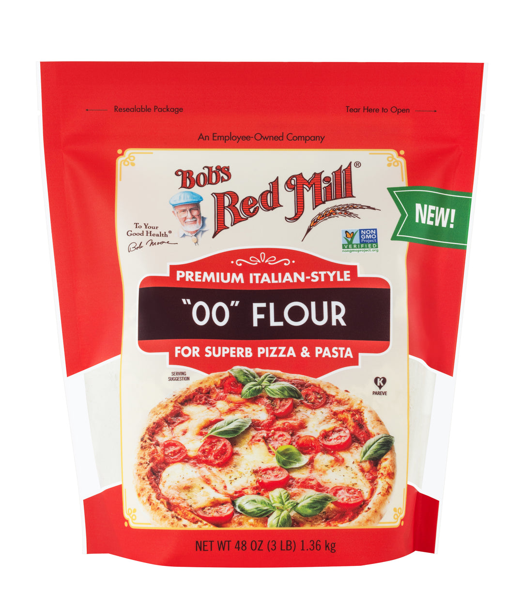 Bob's Red Mill Italian Style "00" Flour-48 oz. Bag-4/Case