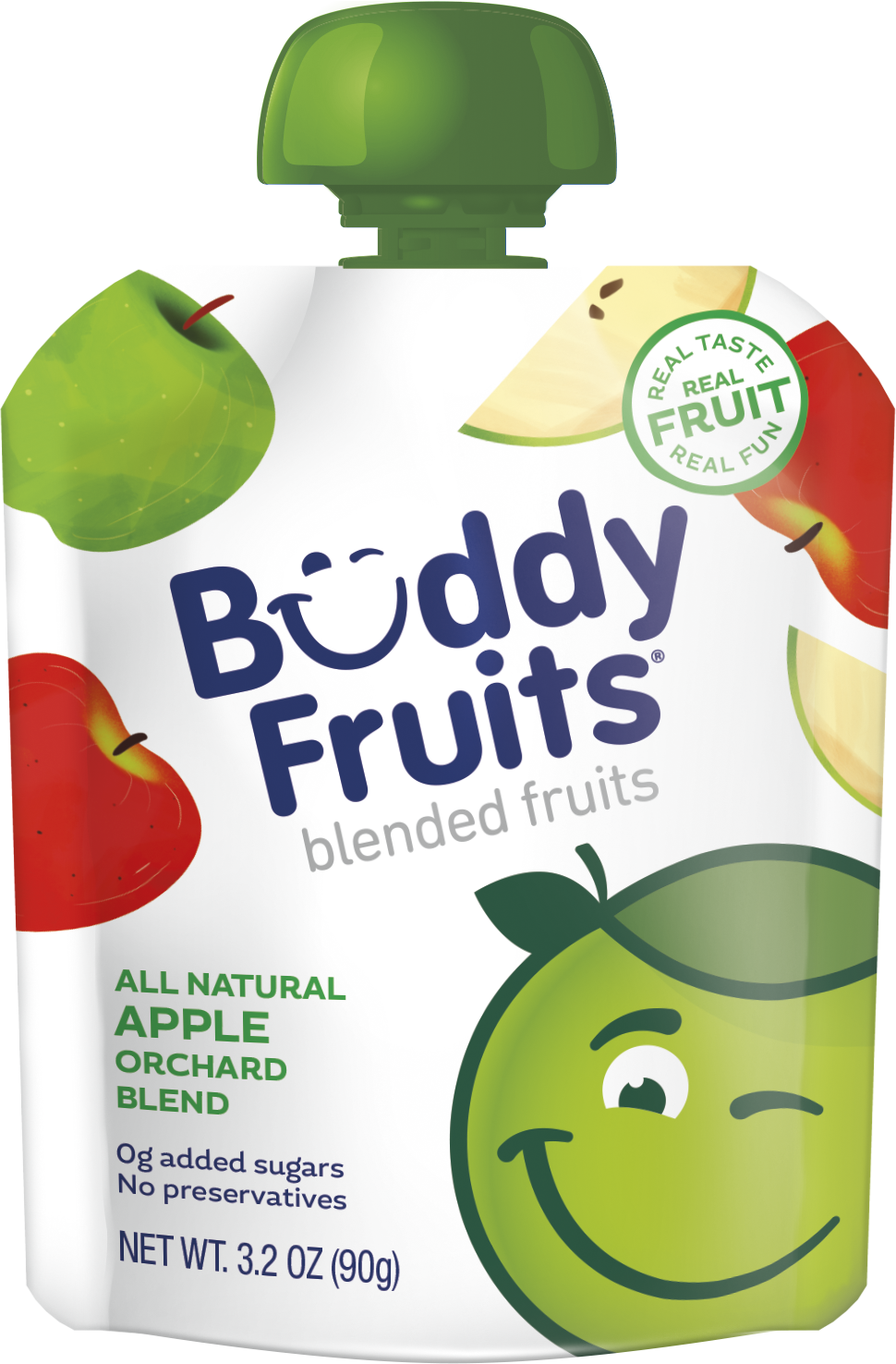 Buddy Fruits Blended Fruit Apple Orchard Blend-3.2 oz. Pack-18/Case