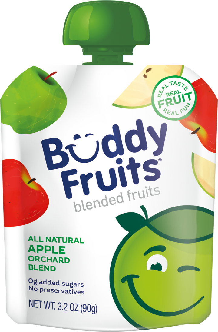 Buddy Fruits Blended Fruit Apple Orchard Blend-3.2 oz. Pack-18/Case