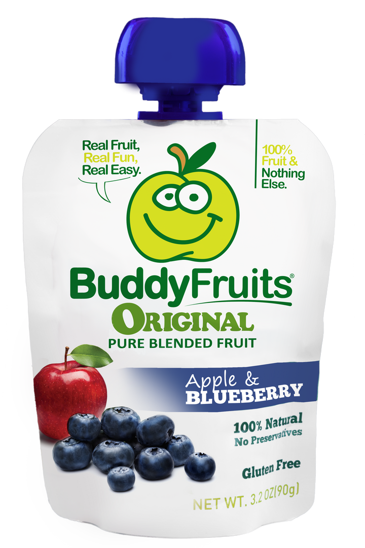 Buddy Fruits Blended Fruits Blueberry-3.2 oz. Pack-18/Case