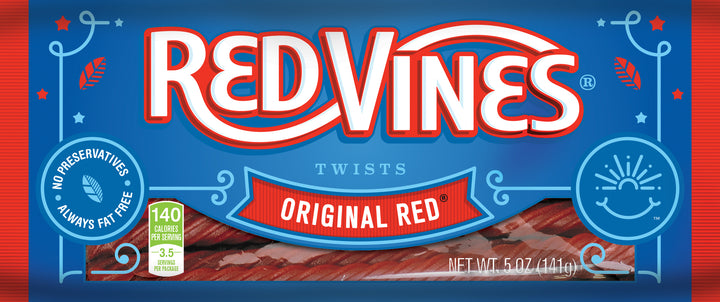 Red Vines Original Red Licorice Twists-5 oz. Pack-12/Case