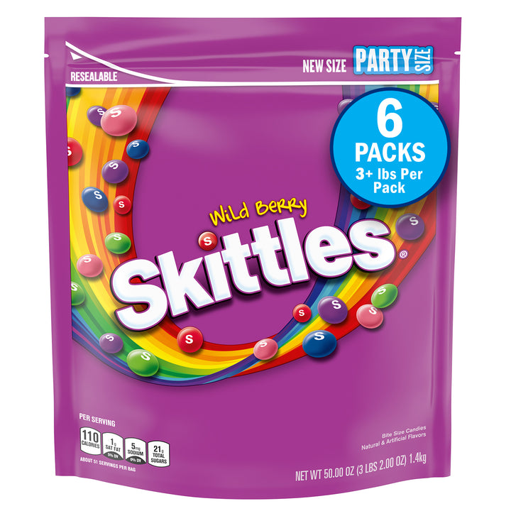 Skittles Wildberry Stand Up Pouch-50 oz.-6/Case