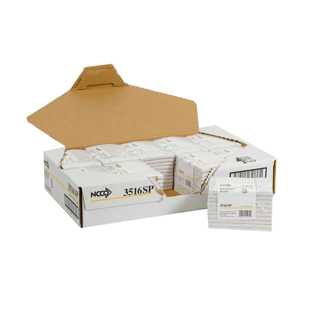 National Checking Waitrpad 3.4 Inch X 5.125 Inch 13 Line White 1 Part Guest Check-100/Pad-10000 Each-1/Case
