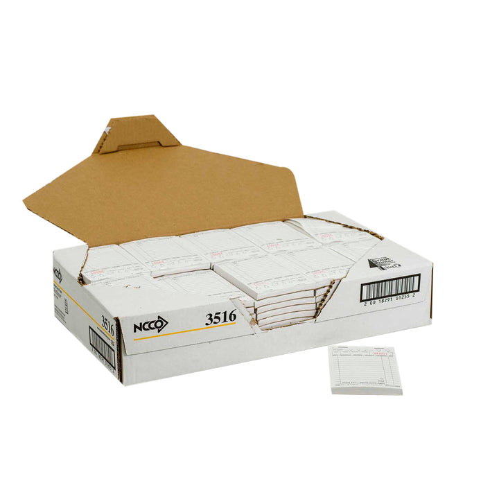National Checking Waitrpad 3.5 Inch X 5.125 Inch 13 Line White 1 Part Guest Check-100/Pad-10000 Each-1/Case