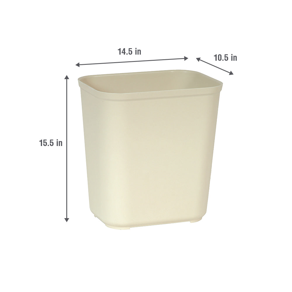 Rubbermaid Commercial Products 28 Quart Fire Resistant Wastebasket-1 Count-6/Case