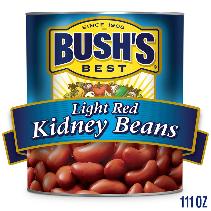 Bush's Best Light Red Kidney Beans-111 oz.-6/Case