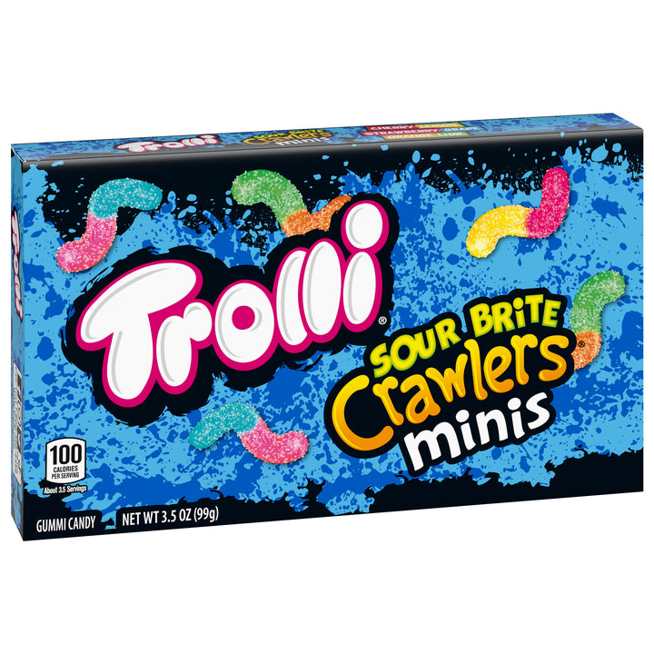 Trolli Sour Brite Crawlers Theater Box-3.5 oz.-12/Case