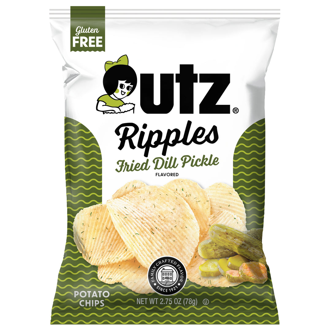 Utz Dill Pickle Chips-2.75 oz.-14/Case