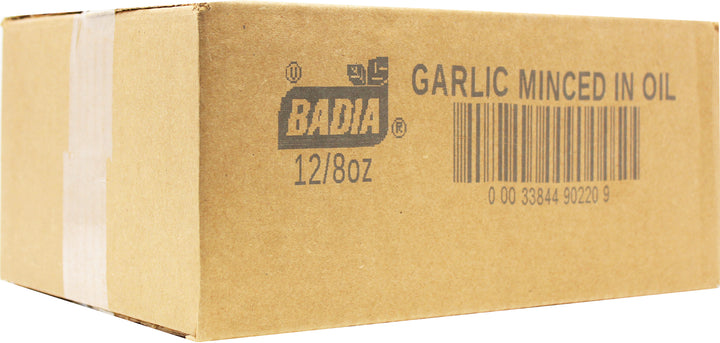 Badia Minced Garlic In Olive Oil-8 oz.-12/Case