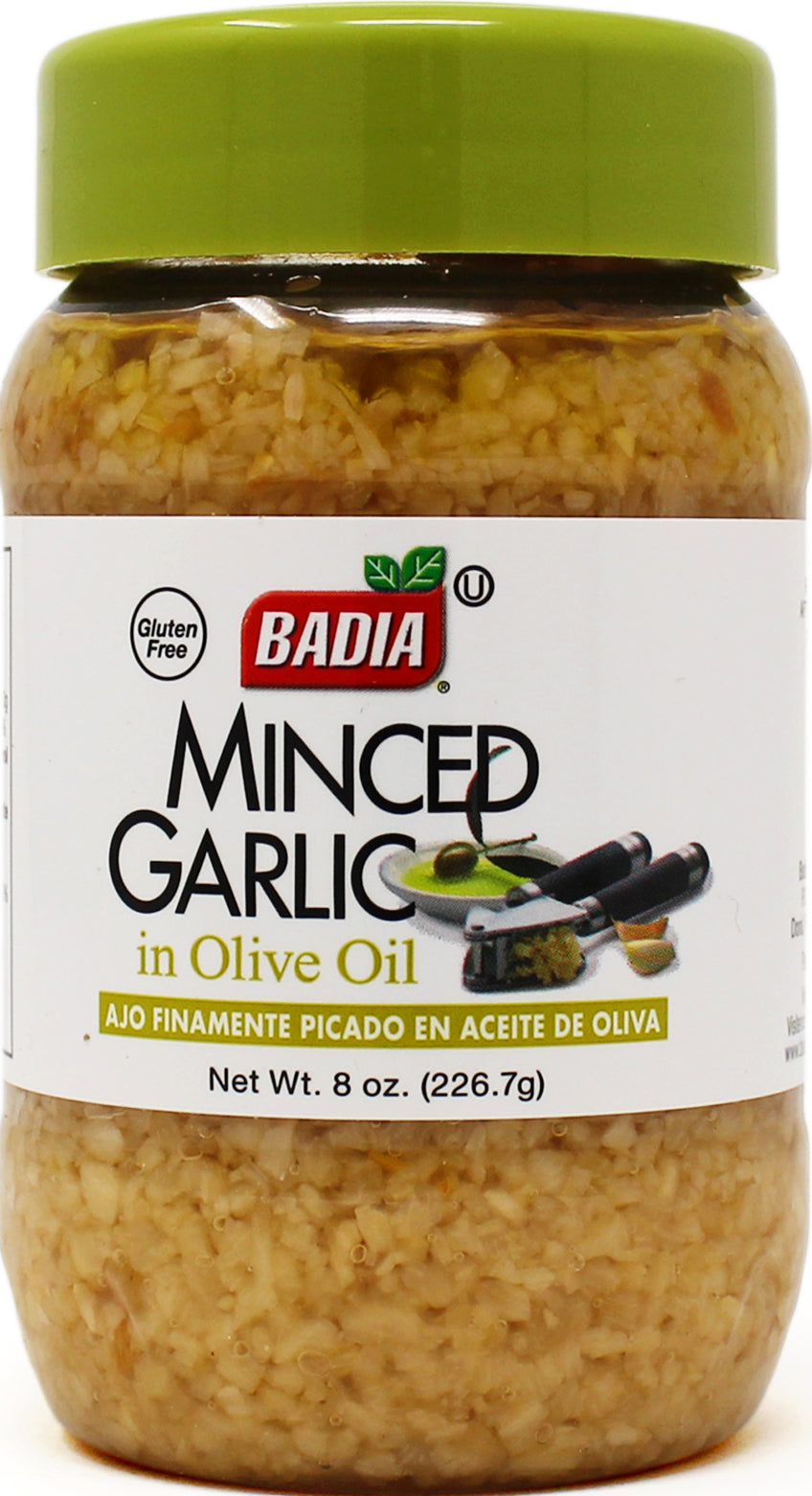 Badia Minced Garlic In Olive Oil-8 oz.-12/Case