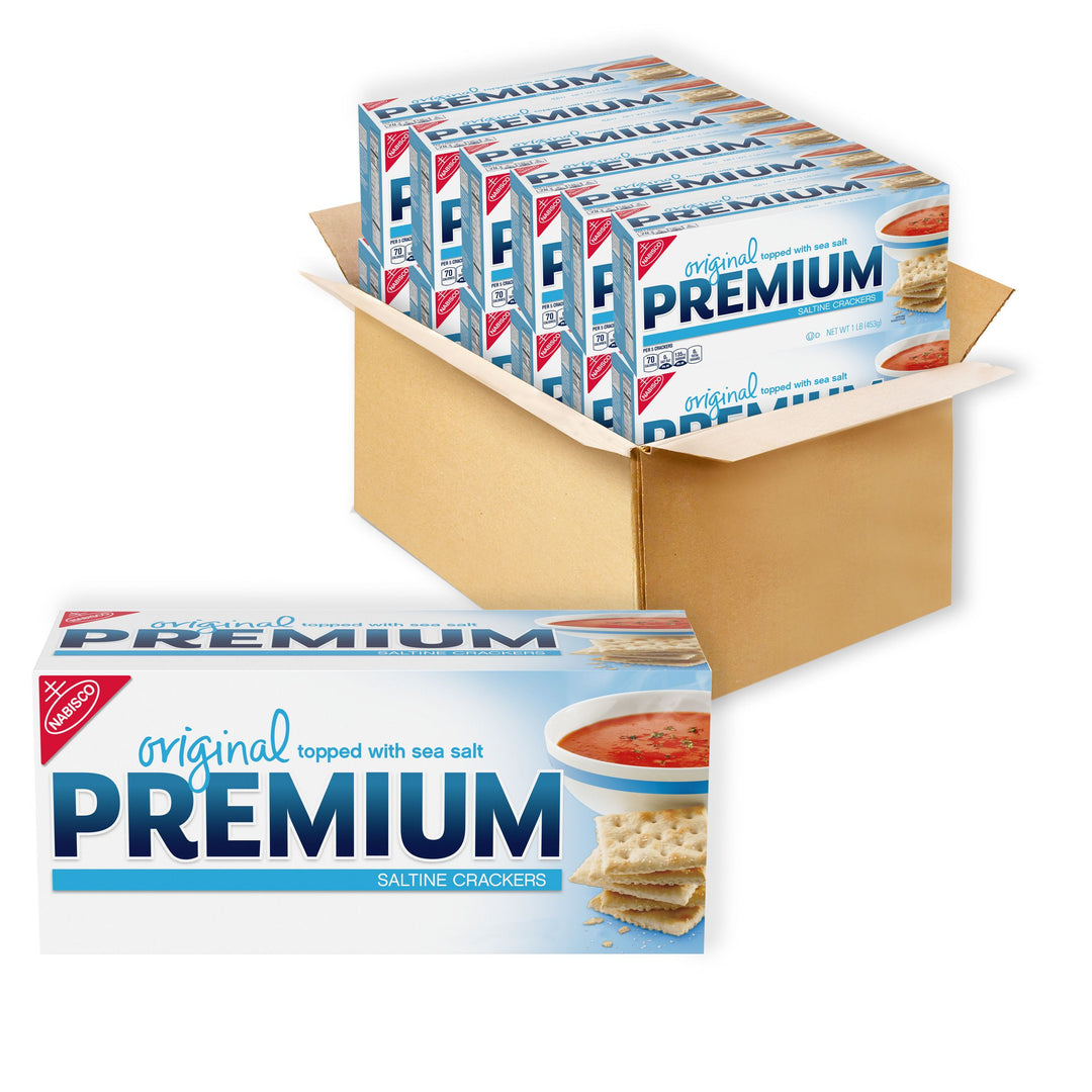 Premium Nabisco Crackers-Kosher-16 oz.-12/Case