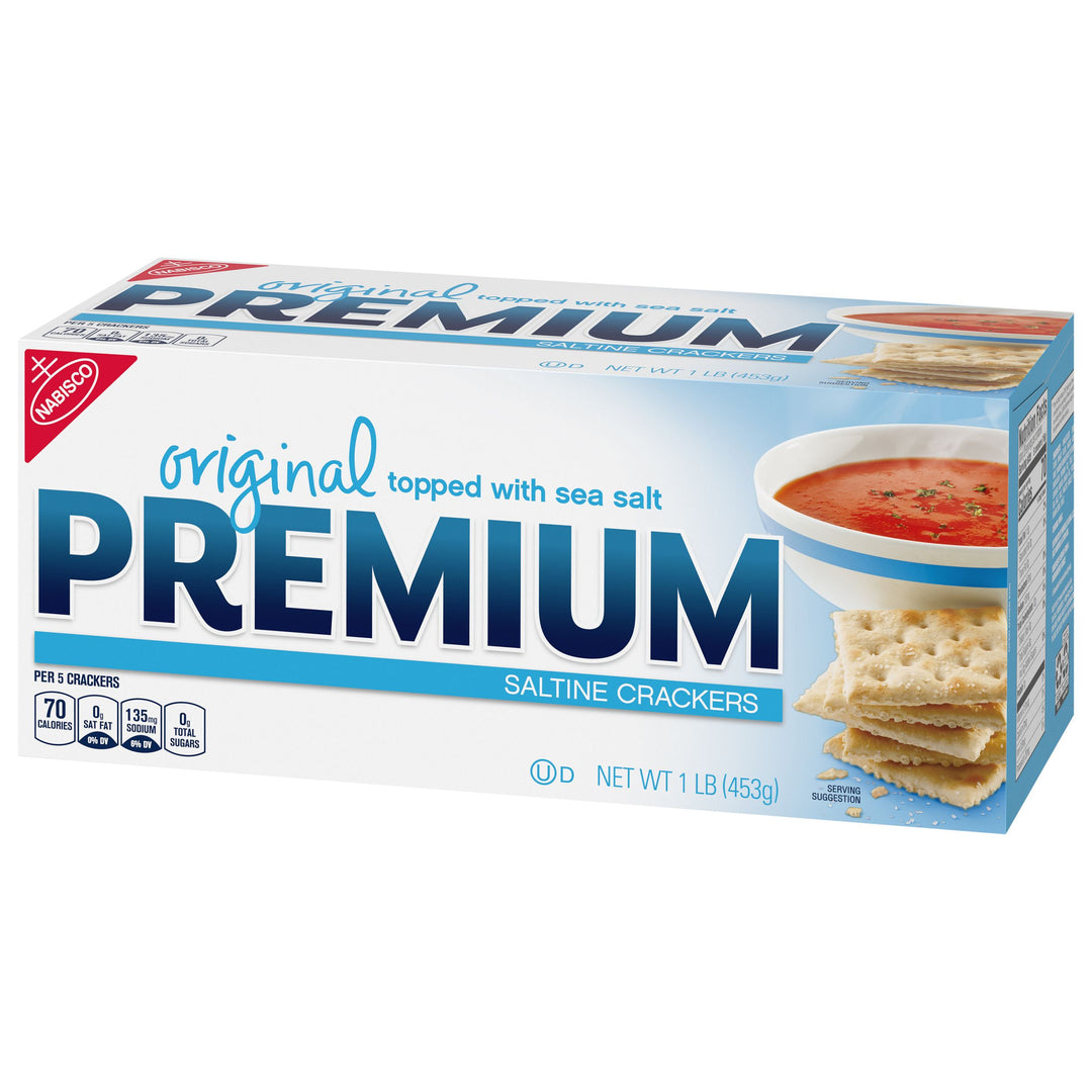 Premium Nabisco Crackers-Kosher-16 oz.-12/Case