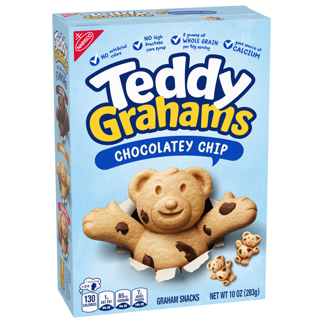 Teddy Grahams Chocolate Chip Cookies-10 oz.-6/Case