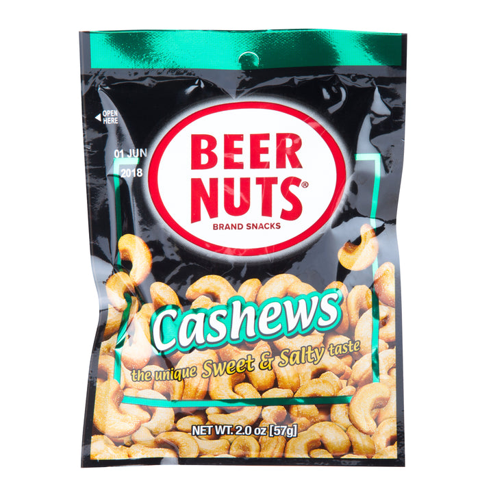 Beer Nuts Sweet And Salty Cashew-2 oz.-12/Box-4/Case