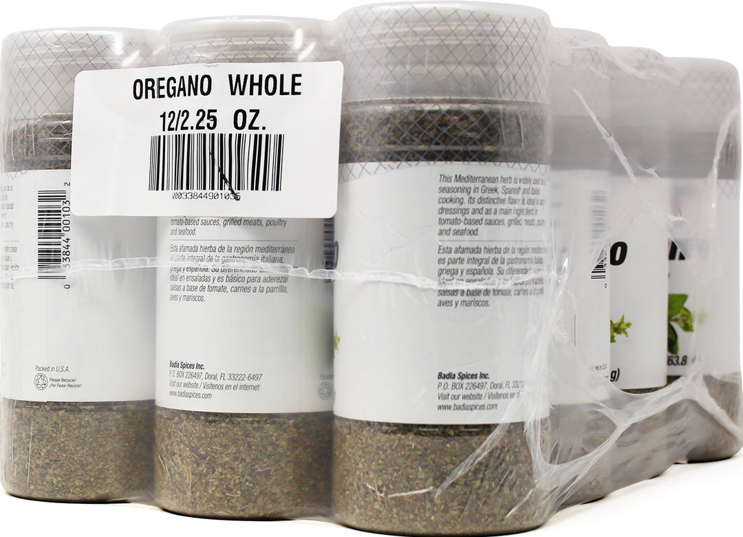 Badia Whole Oregano-2.25 oz.-12/Case